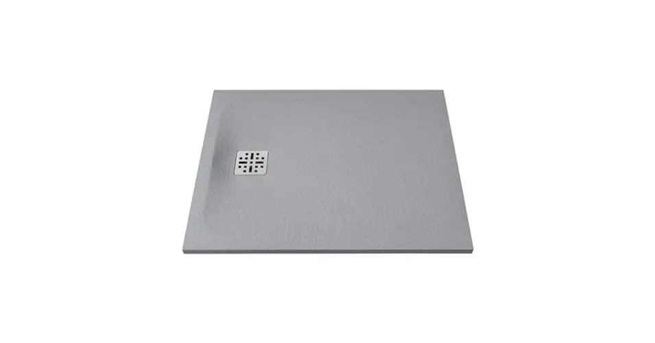 Csak ma MARMY Dolomite zuhanytálca - 80×100 matt szürke (valentino grey)